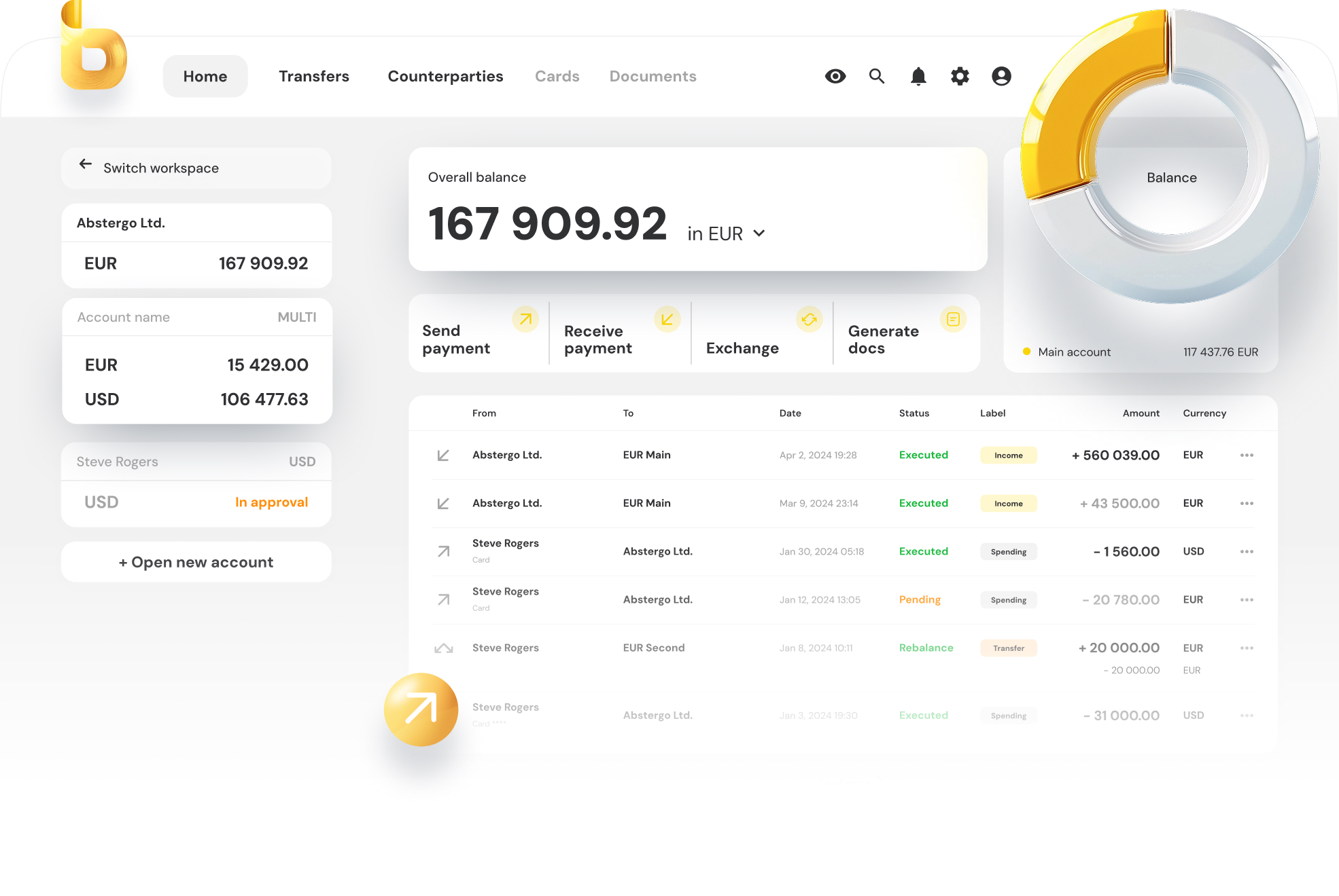 Bankify Interface